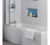 Ideal Standard Connect Air vasca da bagno con zona doccia, E113401, Connect Air bianco [Vasche da Bagno > Vasche da Bagno con Zona Doccia]