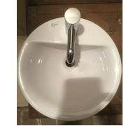 IDEAL STANDARD:CONNECT E 804001 LAVABO ARREDO ROTONDO SU PIANO Cm.43 X 43 H 14