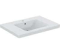 Lavabo standard ideale Connect Freedom accessibile da 800 mm E5484, Colorazione: Bianco con Ideal Plus