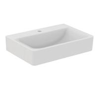 Lavabo standard ideale Connect Cube 650mm E8106, senza troppopieno., Colorazione: Bianco