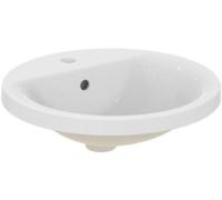 Ideale Standard Connect Connect Lavabo da incasso rotondo 480mm E5042, Colorazione: Bianco