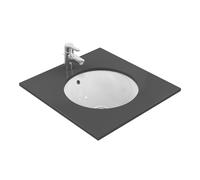 Ideale Standard Connect Lavabo sottopiano rotondo da 480mm E5054, Colorazione: Bianco