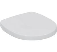 Ideal Standard - Connect Space, Copriwater originale dedicato, Sedile a chiusura normale con cerniere in acciaio, Bianco