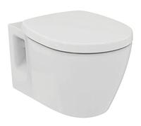Ideal Standard - Connect, WC a parete completo di sedile WC a chiusura lenta, E-Packaging dedicato al trasporto in ceramica, bianco
