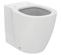 Ideal Standard - Connect, WC filoparete universale Aquablade®, Water a terra con scarico a flusso lamellare, Bianco