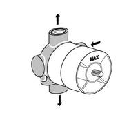 Ideal Standard corpo incasso per deviatore A2391NU Universal [Rubinetteria Bagno > Accessori di Montaggio per Rubinetteria Bagno]
