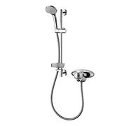 Ideal Standard - CTV, Kit doccia con miscelatore esterno, Set bagno o doccia completo di accessori, Cromato