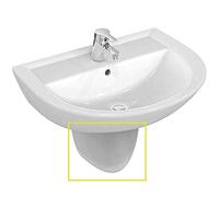 Ideal Standard E885901 QUARZO semicolonna - Bianco