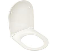 Ideal Standard Esedra sedile per WC avvolgente, rotondo - Bianco (Alpin) | Sedile per WC con robuste cerniere in acciaio inossidabile, T627701