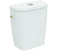Ideal Standard - Eurovit Cassetta entrata laterale completa di batteria doppio scarico (6/3 litri). Da abbinare ai vasi T355001 oppure W327801 da ordinare separatamente, Bianco
