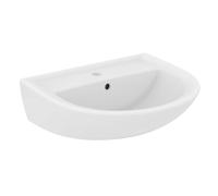 Lavabo Sospeso Ideal Standard EUROVIT 1 foro, con troppopieno 550x175x460mm Bianco