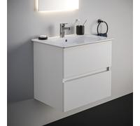 Ideal Standard Eurovit+ mobile con lavabo, 2 scomparti estraibili, R0572WG, Eurovit+ [Mobili da Bagno > Mobili con Lavabo Integrato]