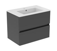 Ideal Standard Eurovit+ mobile con lavabo, 2 scomparti estraibili, R0573TI, Eurovit+ [Mobili da Bagno > Mobili con Lavabo Integrato]