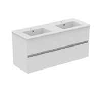Ideal Standard Eurovit+ mobile con lavabo doppio, 2 scomparti estraibili, R0576WG, Eurovit+ [Mobili da Bagno > Mobili con Doppio Lavabo]