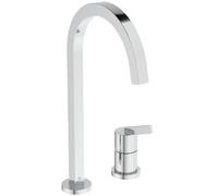 Ideal Standard Gusto rubinetto da cucina, orientabile, BD423AA, Gusto cromo [Rubinetti da Cucina]