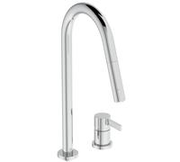 Ideal Standard Gusto rubinetto da cucina, estraibile, orientabile, BD424AA, Gusto cromo [Rubinetti da Cucina]