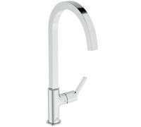 Ideal Standard - Rubinetto da cucina Gusto BD411AA - bocca alta squadrata, girevole 360°, cromato
