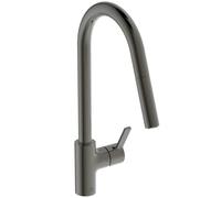 Ideal Standard Gusto rubinetto da cucina, estraibile, orientabile, BD416A5, Gusto magnetic grey [Rubinetti da Cucina]