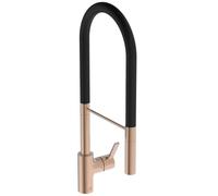 Ideal Standard - Gusto Miscelatore cucina, Semi Pro, con doccetta estraibile e due modalità di getto, bocca girevole a 360°, 6,3 l/min, facile da installare con fissaggio EasyFix+, Sunset Rose