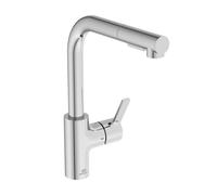 Ideal Standard Gusto rubinetto da cucina, estraibile, orientabile, BD420AA, Gusto cromo [Rubinetti da Cucina]