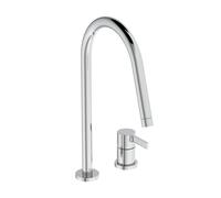 Ideal Standard Gusto rubinetto da cucina, orientabile, BD422AA, Gusto cromo [Rubinetti da Cucina]