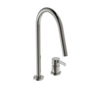 Ideal Standard Gusto rubinetto da cucina, orientabile, BD422GN, Gusto silver storm [Rubinetti da Cucina]