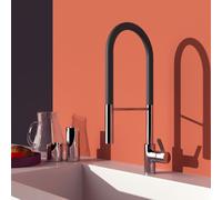 Ideal Standard Gusto rubinetto da cucina Semi-Professional, orientabile, BD421AA, Gusto cromo [Rubinetti da Cucina]