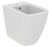 Ideal Standard - i.life B Bidet a terra monoforo per installazione filo parete con fissaggi completamente nascosti. Bianco