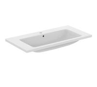 Ideal Standard - i.life B Lavabo Top da 101 cm dotato di foro centrale aperto per la rubinetteria e foro del troppopieno. Mobile e sifone d'arredo da acquistare separatamente. Bianco