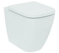 Ideal Standard - i.life B Vaso a terra RimLS+ universale filo parete con fissaggi nascosti. Da completare con sedili avvolgente T468201/T468301 o slim T500201/T500301. E al bidet T458201. Bianco