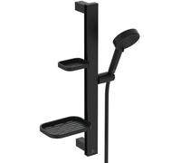 Ideal Standard Alu+ set doccia, 2 tipi di getto, BD586XG, Alu+ silk black [Rubinetteria Bagno > Set Doccia]