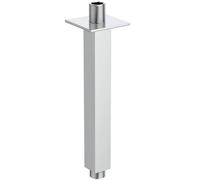 Ideal Standard - Idealrain, Braccio quadrato per soffioni doccia da 20cm, Attacco per installazione a parete o soffitto, Cromato