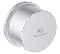 Ideal Standard - Idealrain, Gomito a parete per tubo doccia, Raccordo erogante per attacco flessibile doccia, Matt silver