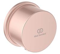 Ideal Standard - Idealrain, Gomito a parete per tubo doccia, Raccordo erogante per attacco flessibile doccia, Rosé