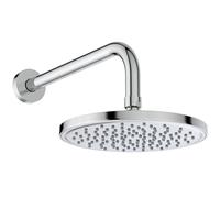 Ideal Standard - Idealrain, Kit soffione con braccio a parete per doccia, Set 2 pezzi per colonne doccia, Cromato