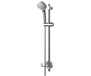 Ideal Standard Idealrain set doccia con asta e mensola, 3 tipi di getto, B9419AA, Idealrain cromo/trasparente [Rubinetteria Bagno > Set Doccia]