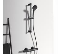 Ideal Standard Idealrain set doccia con asta saliscendi, 1 tipo di getto, BD142XG, Idealrain silk black [Rubinetteria Bagno > Set Doccia]