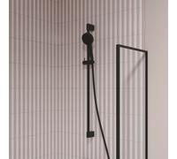 Ideal Standard Idealrain set doccia con asta saliscendi, 2 tipi di getto, BE721XG, Basento silk black [Rubinetteria Bagno > Set Doccia]