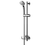 Ideal Standard Idealrain set doccia con asta saliscendi e mensola, 1 tipo di getto, B9501AA, Idealrain cromo/trasparente [Rubinetteria Bagno > Set Doccia]
