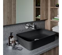Ideal Standard Ipalyss lavabo da appoggio, E2076V3, Ipalyss; Atelier Collections nero opaco [Lavabi > Lavabi da Appoggio]
