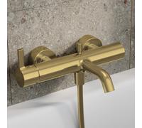 Ideal Standard Joy miscelatore monocomando, BC786A2, Joy; Atelier Collections brushed gold [Rubinetteria Bagno > Rubinetteria Vasca]