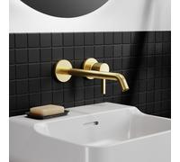 Ideal Standard Joy rubinetto lavabo a parete, A7379A2, Joy brushed gold [Rubinetteria Bagno > Rubinetteria Lavabo]