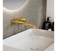 Ideal Standard Joy rubinetto lavabo a parete, A7381A2, Joy brushed gold [Rubinetteria Bagno > Rubinetteria Lavabo]