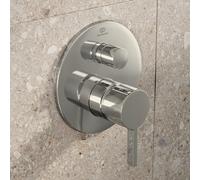 Ideal Standard Joy rubinetto vasca da incasso, miscelatore monocomando, A7383GN, Joy; Atelier Collections silver storm [Rubinetteria Bagno > Rubinetteria Vasca]