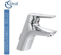 Miscelatore Monocomando Lavabo Ideal CeraMix Blue Ceramix Blue Cromo con Rubinetto di Scarico A56...