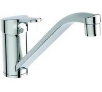 Ideal Standard - Ceraflex, Miscelatore monocomando per lavello con bocca tubolare orientabile, Cromata