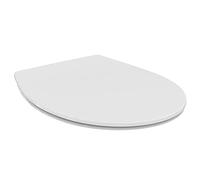 Ideal Standard - Multi Suite, Copriwater completo ovale universale con chiusura rallentata, Tavoletta wc facile da installare, Sedile universale, Bianco