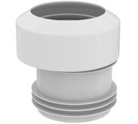 Ideal Standard - Multi Suites, Curva tecnica per vaso a filo parete, Adattatore per conversioni scarico vaso da parete a pavimento, T002867, Neutro
