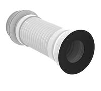 Ideal Standard - Multi Suites, Raccordo flessibile per scarico a parete da 19 a 23cm, Adattatore scarico water originale, T538567, Neutro