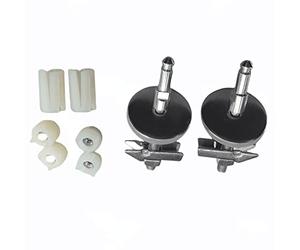 Ideal Standard - Multi Suites, Set di cerniere per sedile copriwater a chiusura rallentata serie Connect Air, EW00767, Neutro